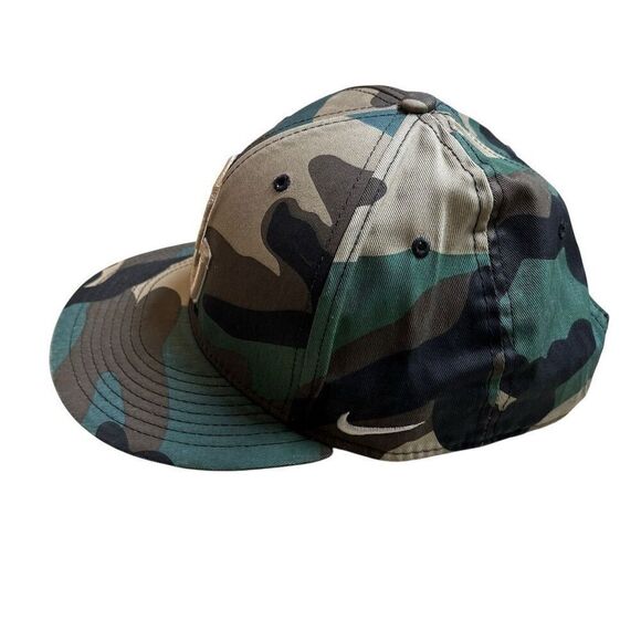 Nike Baylor Bears Camo Snapback Hat Unisex Adjustable Cap Multicolor - Picture 3 of 5